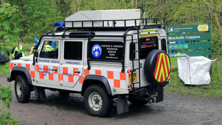 Mountain rescue ambulance
